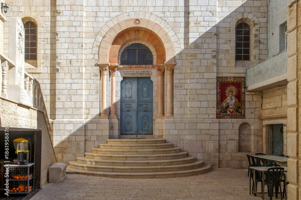 Fototapeta premium narrow street in jerusalem