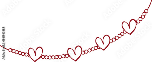 Whimsical Heart Garland