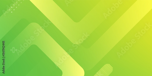 Abstract Green Geometric Background with Modern Gradient Shapes. Modern concept for graphic design, background, web design, poster, banner, book, slideshow.