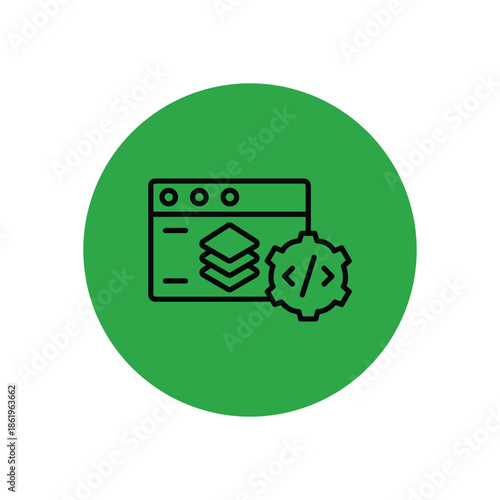 Software Development and Coding Concept Illustration