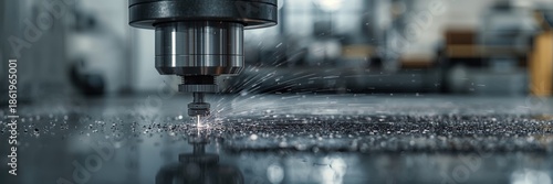 Factory milling process with focus on metal components