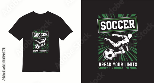 Soccer football vector t-shirt design