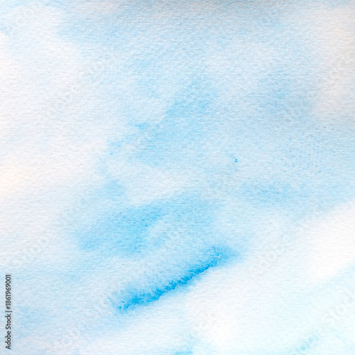 a blue sky watercolor background