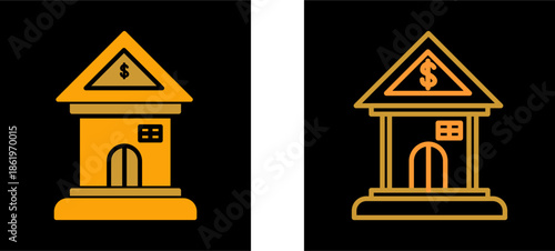 Bank Vector Icon