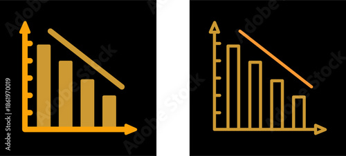 Descending bar Vector Icon