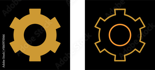 Setting Gear Vector Icon
