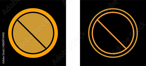 Prohibited Vector Icon