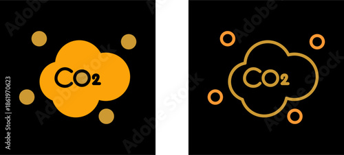 Carbon Dioxide Vector Icon