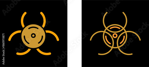 Biological Hazard Vector Icon