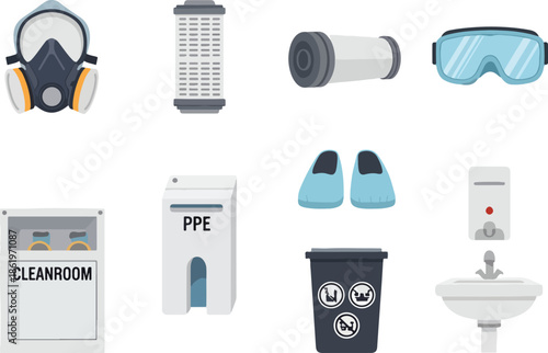 Essential Cleanroom and Personal Protective Equipment Collection.