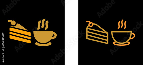 Coffee Served Vector Icon