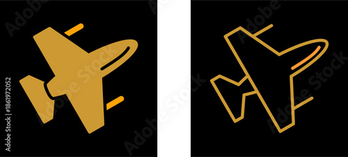 Jet Exhibit Vector Icon