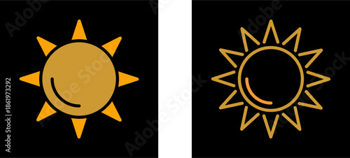 Sun I Vector Icon