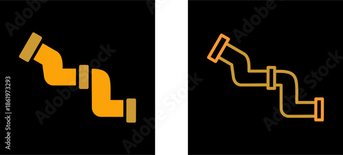 Water Pipe Vector Icon