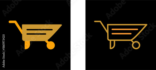 Garden Cart Vector Icon