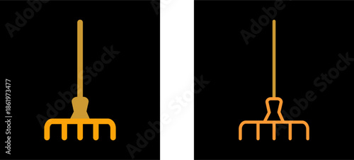 Gardening Fork Vector Icon