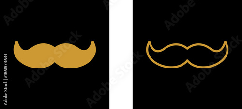 Moustache II Vector Icon
