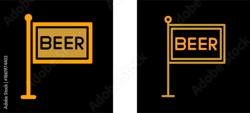 Signboard Vector Icon