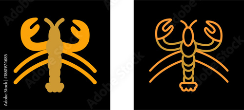 Lobster Vector Icon