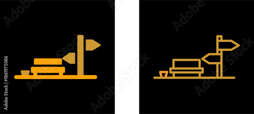 Street Sign Vector Icon