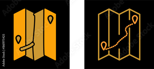 Find Direction Vector Icon