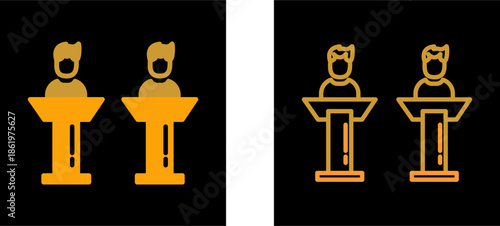 Debate Vector Icon