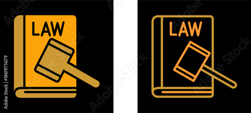 Law And Order Vector Icon