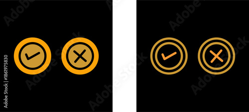 Yes No Option Vector Icon