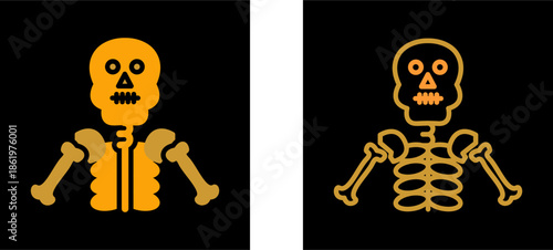 Skeleton Vector Icon