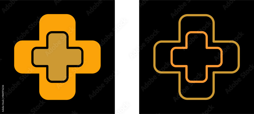 Fototapeta premium Medical Sign Vector Icon