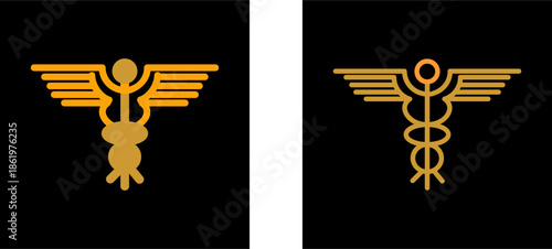 Caduceus Vector Icon