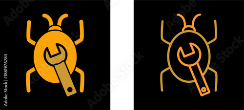 Bug Fixing Vector Icon