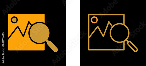 Image Search Vector Icon