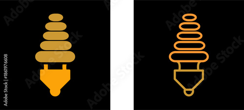 Energy Saver Bulb Vector Icon