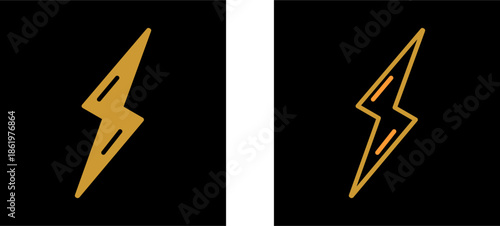 Lightning Vector Icon