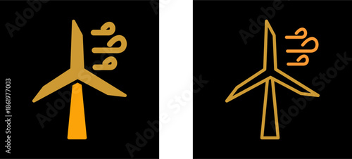 Windmill Vector Icon