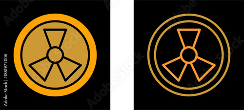 Radiation Vector Icon