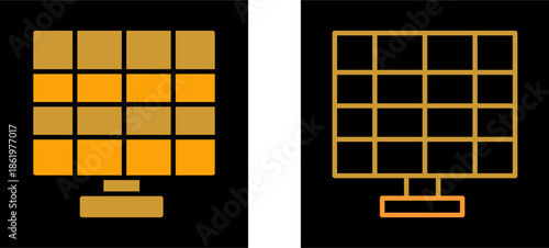 Solar Panel Vector Icon