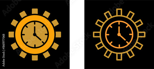 Time Optimization Vector Icon