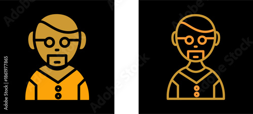 Male Professor Vector Icon