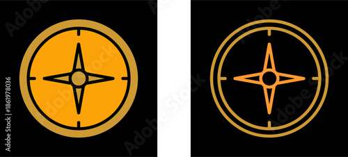 Compass Vector Icon