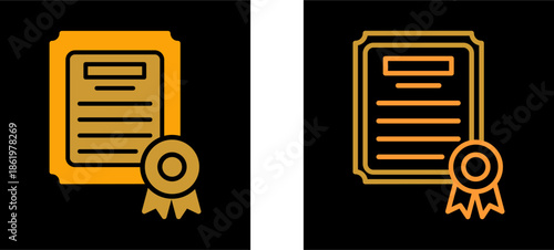 Diploma Vector Icon