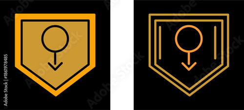 College Fraternity Vector Icon