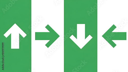 Green and White Directions