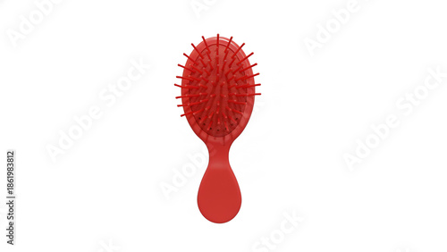 red comb isolated on white