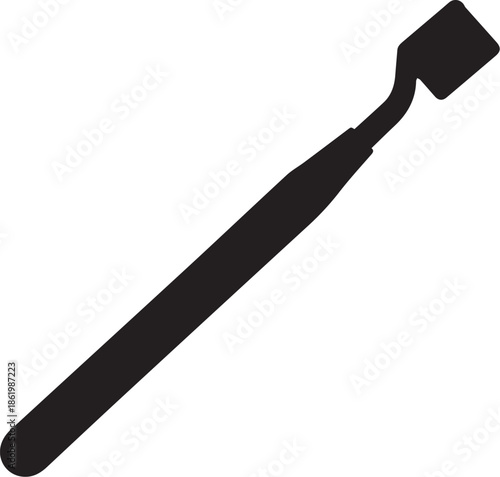 Medical icon dental health symbol with toothbrush