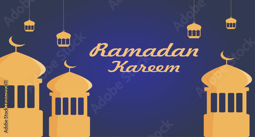 illustration vector design of ramadan kareem