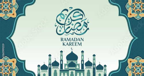  islamic ornament template for background banner poster