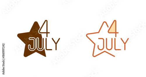 July 4th Vector Icon