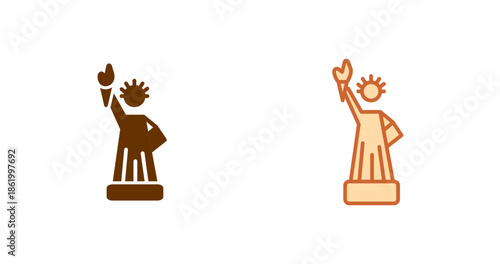 Liberty Statue Vector Icon